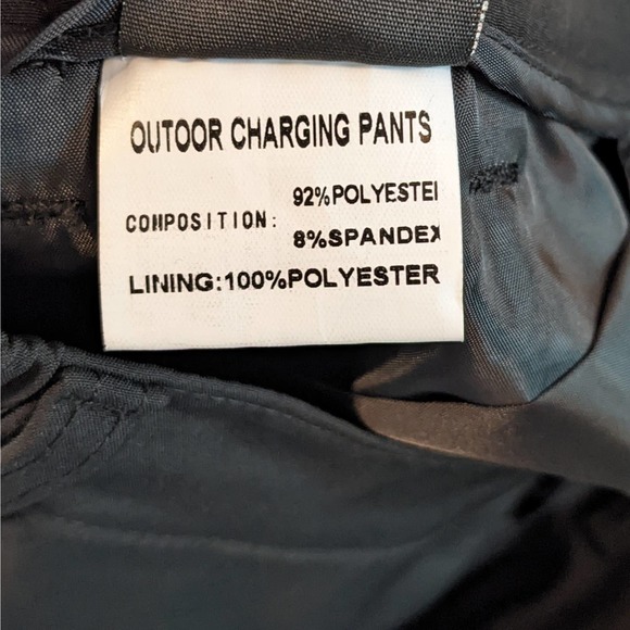 Outdoor Sport Charging Lightweight Waterproof Black/Red Pants Size 34Wx32L NEW - Picture 8 of 8